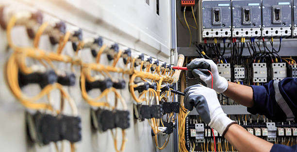 Professional Electrician technician working in Church Hill, PA